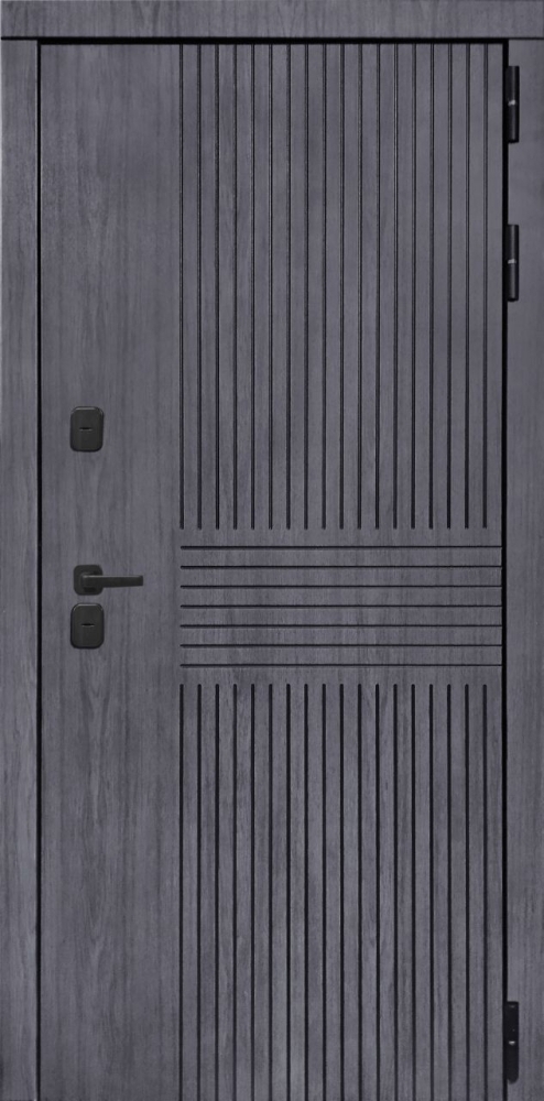 Дверь ДвериПРО Берген СБ-1 (лак.черное, 16мм, венге) DPRO195837