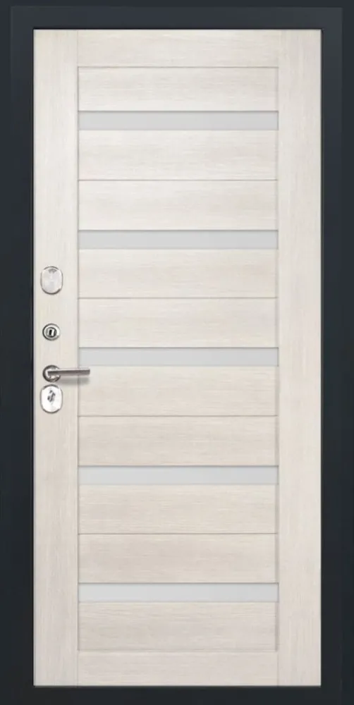 Товар Дверь ДвериПРО L-Термо серебро СБ-1 (ст. белое, 16мм, беленый дуб) DPRO195820